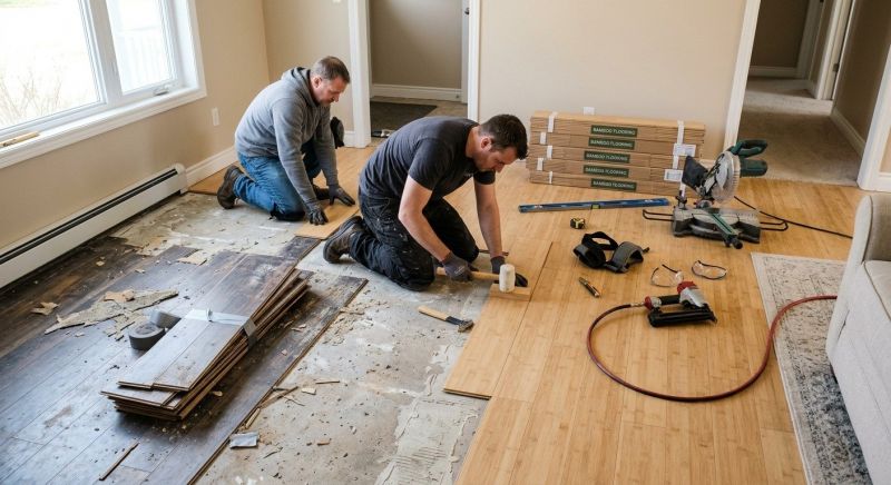 Bamboo Flooring Installation in Federal Way, WA