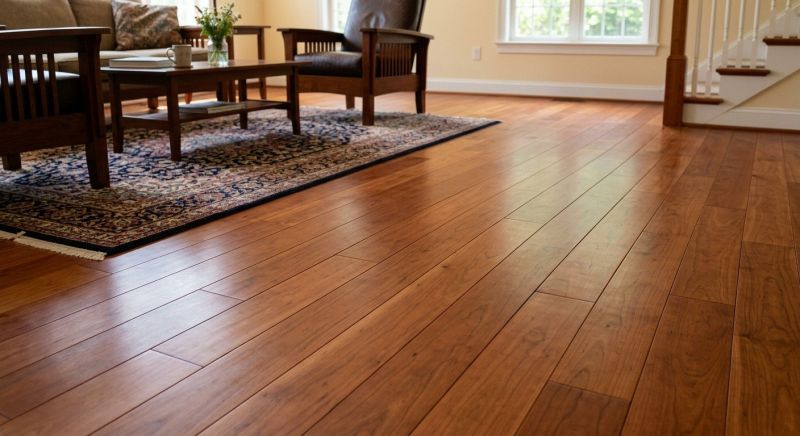 Cherry Floor Installation in Orting, WA