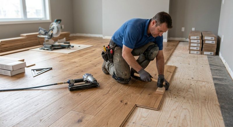 Finished Floor Installation in Federal Way, WA