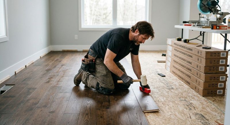 Hardwood Floor Installation in Fox Island, WA