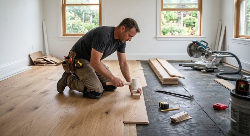 Hardwood Floor Installation in Pierce County, WA