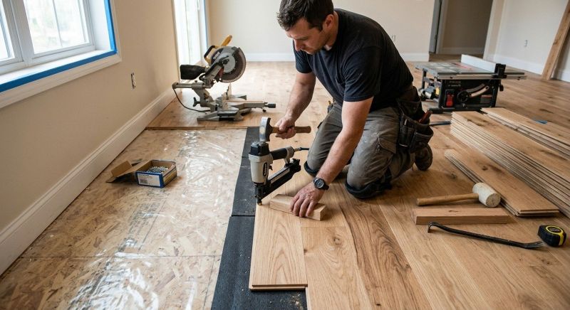 Hardwood Floor Installation in Roy, WA