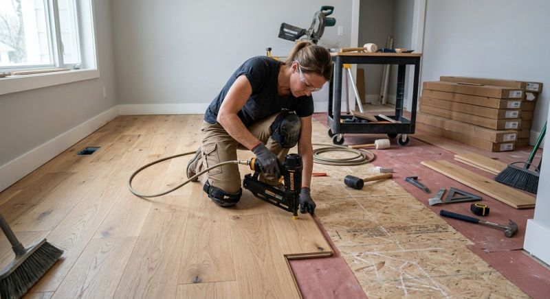 Hardwood Floor Installation in Sumner, WA