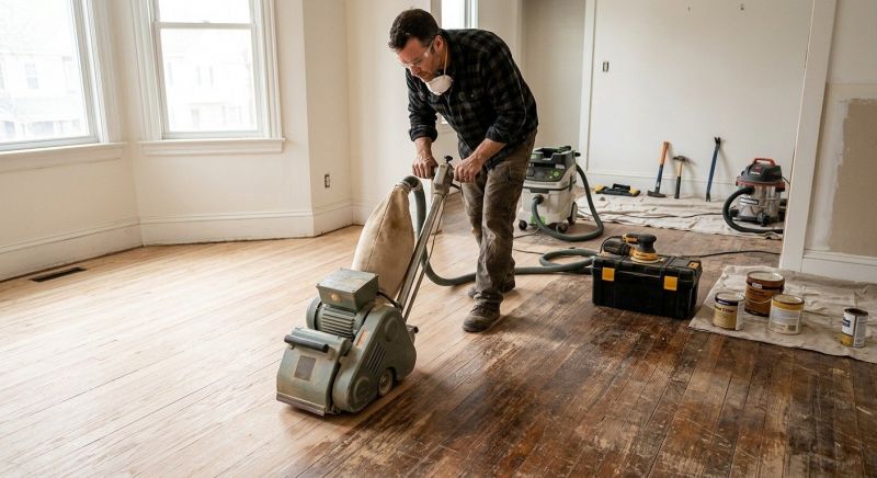 Hardwood Floor Renovation in Federal Way, WA