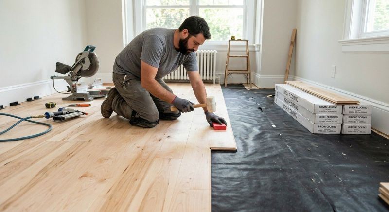 Maple Flooring Installation in Gig Harbor, WA