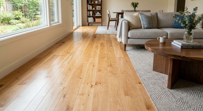 Maple Flooring Installation in Graham, WA