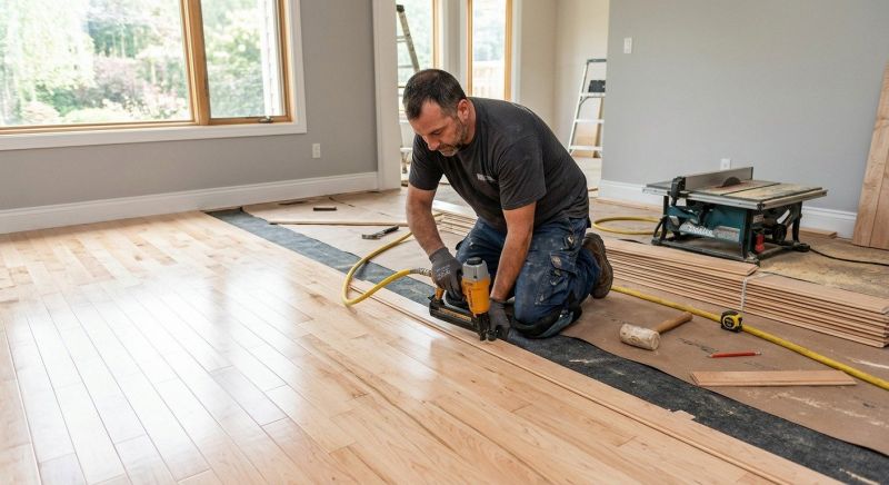 Maple Flooring Installation in Sumner, WA