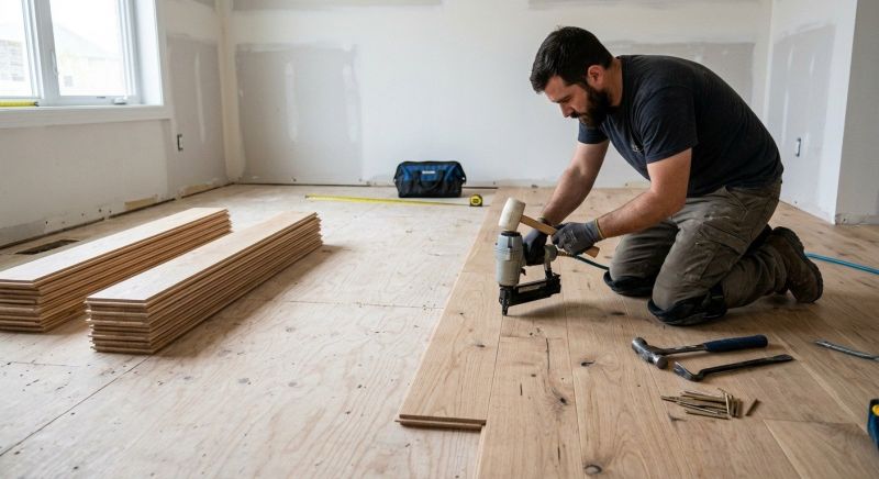 Oak Floor Installation in Auburn, WA