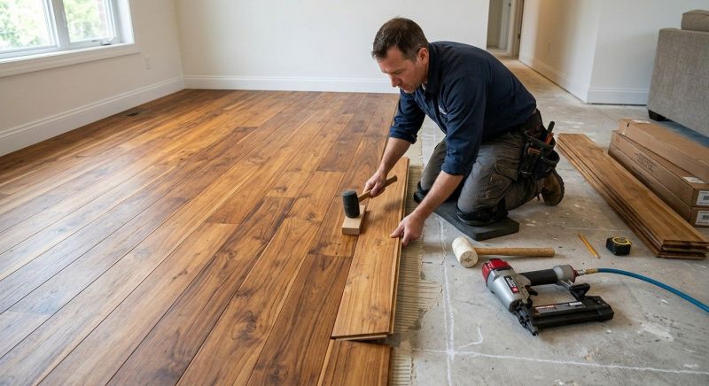 Teak Flooring Installation in Federal Way, WA