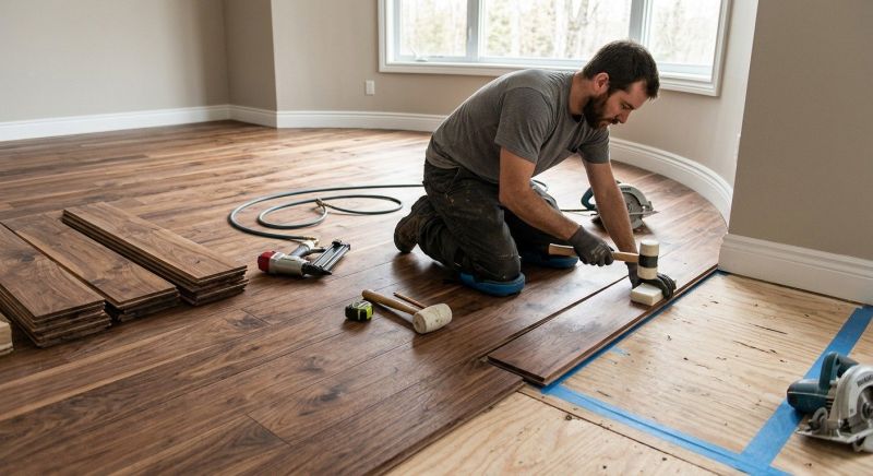 Walnut Flooring Installation in Federal Way, WA
