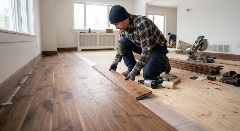 Walnut Flooring Installation in Federal Way, WA