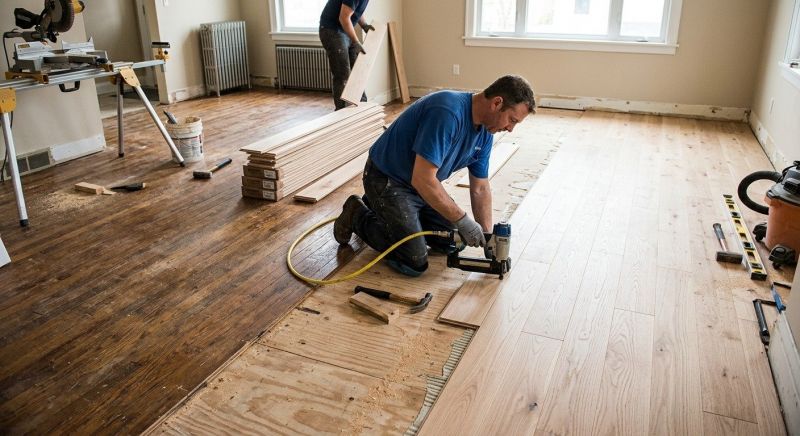 Wood Floor Replacement in Orting, WA