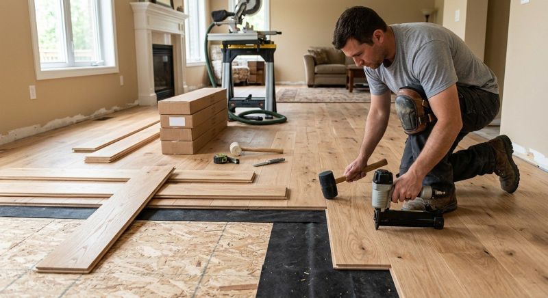 Wood Flooring Installation in Vashon, WA